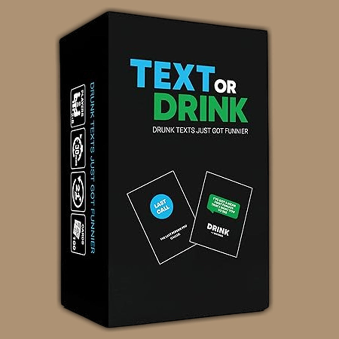 Text or Drink Card Game