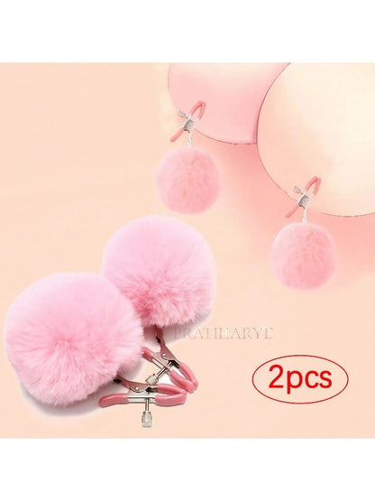 Pom Pom Ball Nipple Clamps