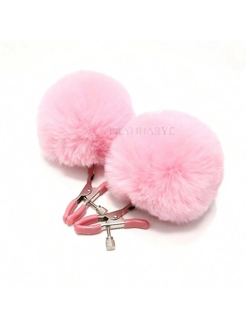 Pom Pom Ball Nipple Clamps