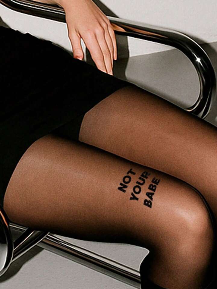 Statement Tights - Not Your Babe