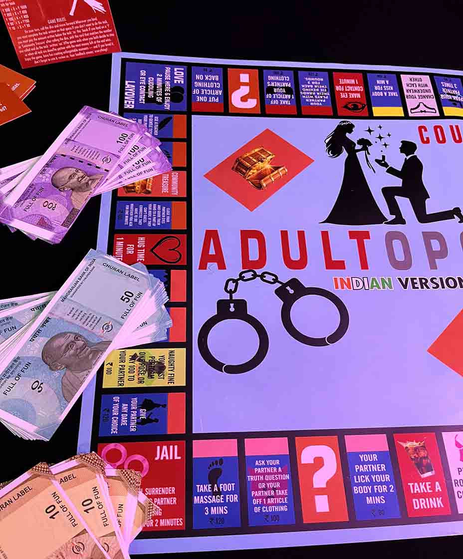 Indian Version Adultopoly Board Game
