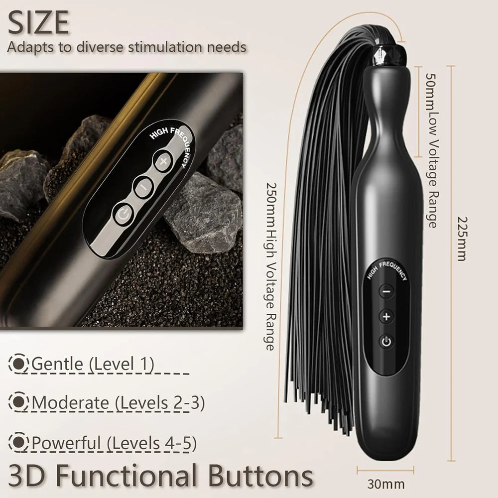 Premium Punishment Electroshock Training Whip