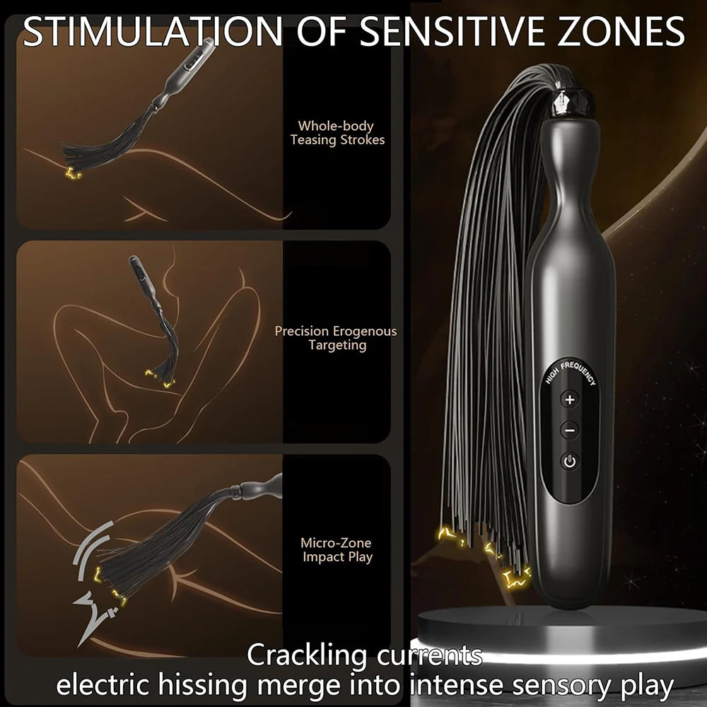 Premium Punishment Electroshock Training Whip