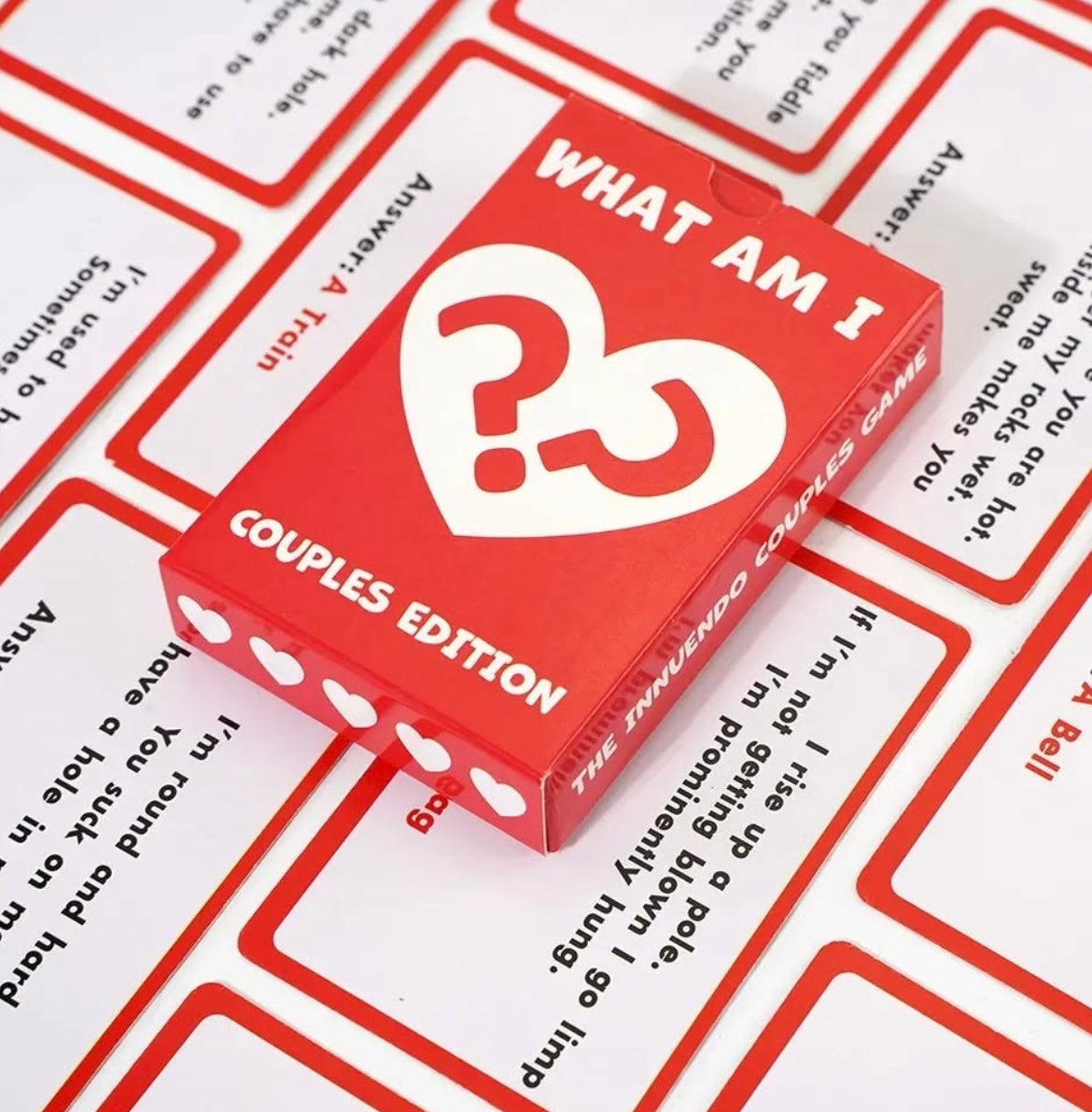 What Am I? Couples Edition Guessing Card Game
