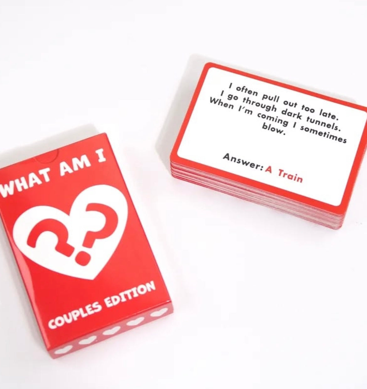 What Am I? Couples Edition Guessing Card Game