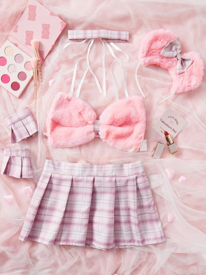 Cute Pink Bunny Roleplay Costume