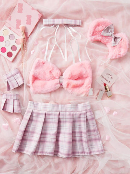 Cute Pink Bunny Roleplay Costume