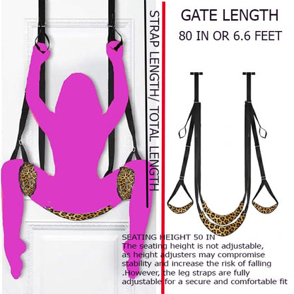 Leopard Door Swinger Set