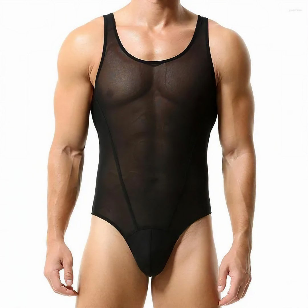 Men Mesh Bodysuit Online