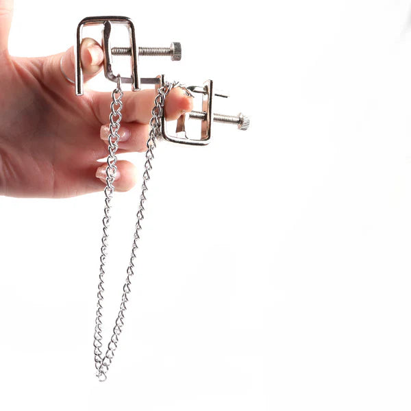 Metal Chain Nipple Clamps