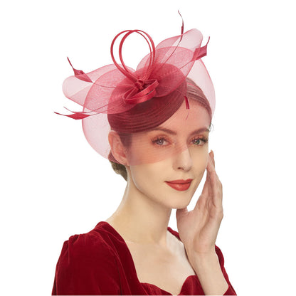 Premium Fascinator Party Hat Mesh | HAT-9