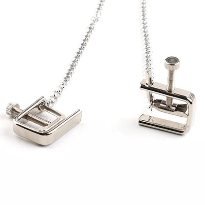 Metal Chain Nipple Clamps
