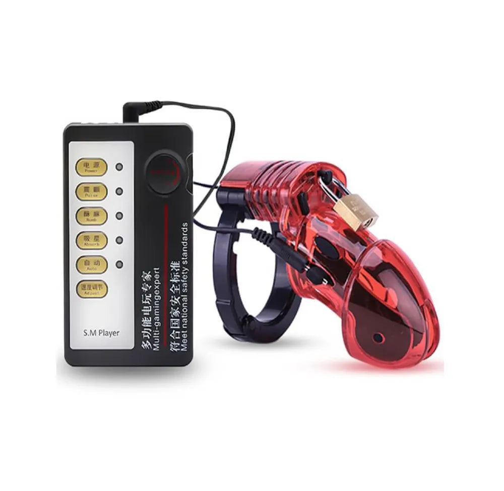 Plastic Electro Chastity Cage