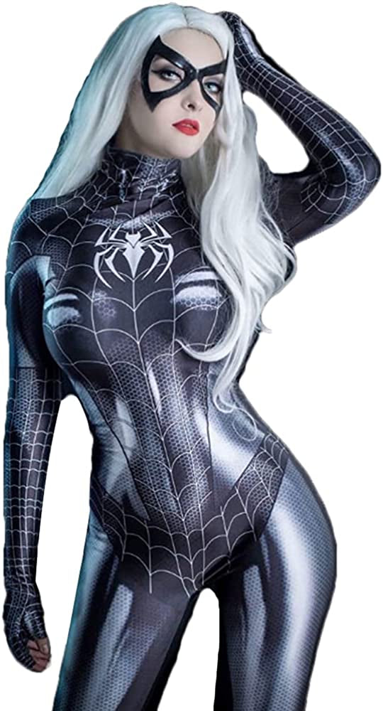 Pratiharye Sexy Superhero Cosplay Bodysuit Halloween - Spider