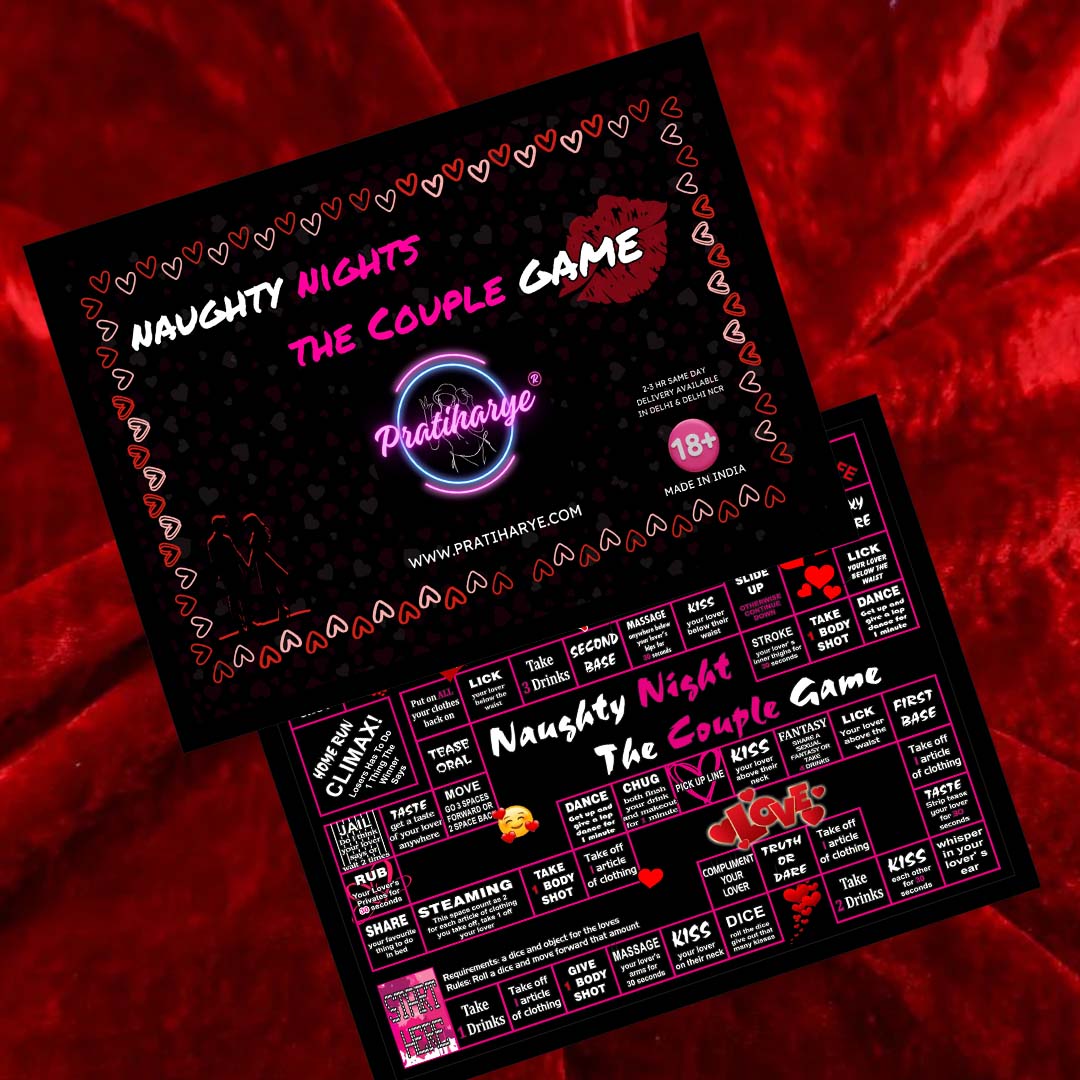 romantic card game for couples
adult card games for couples
spicy card game for couples
naughty couple games
Pratiharye Premium Naughty Night the Couple Game