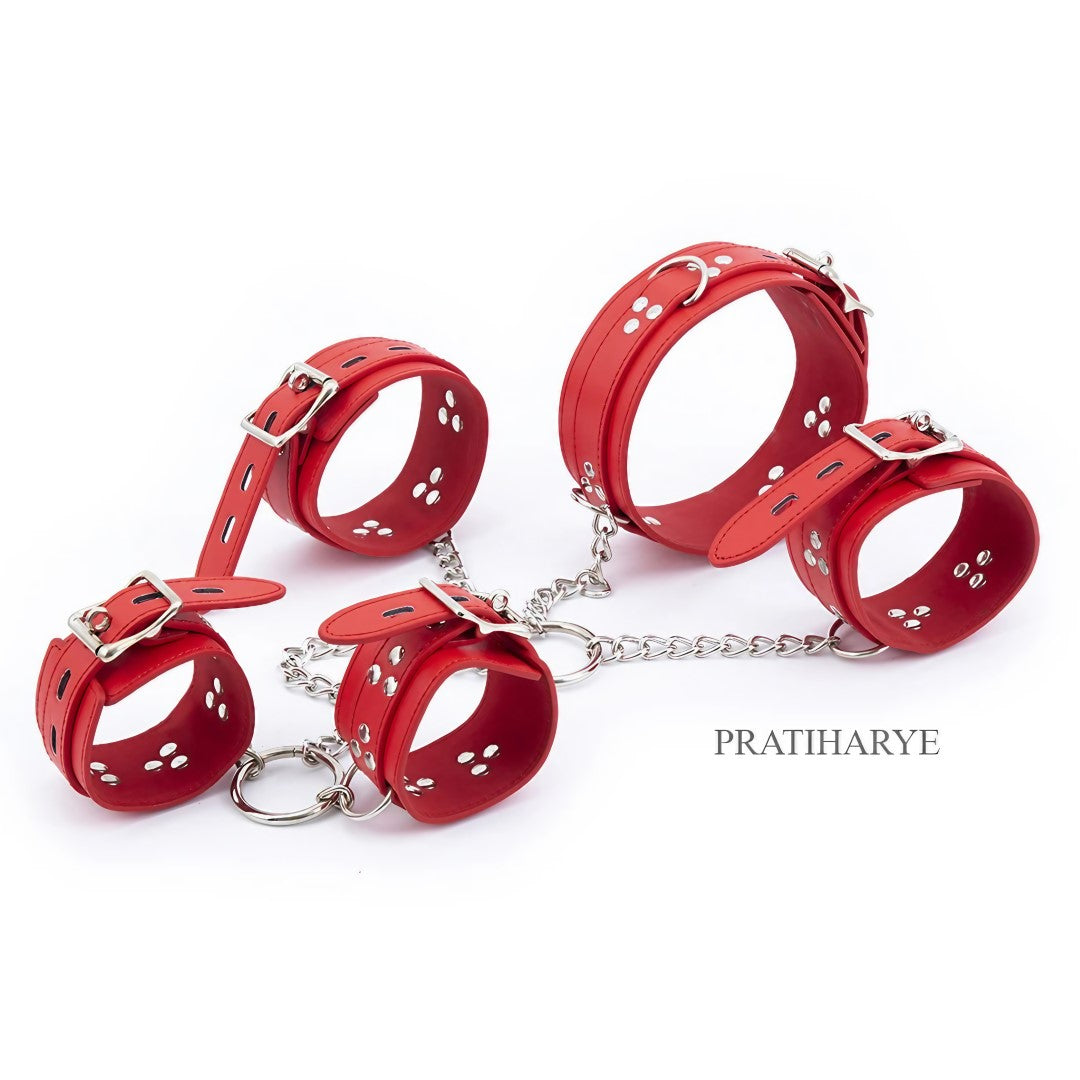 Pu leather Backhand handcuffs