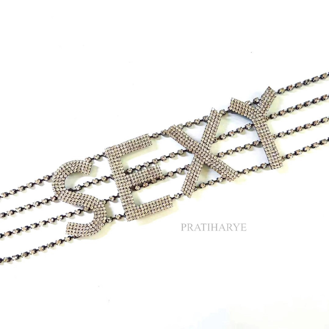 Premium Sexy Letter Neck choker