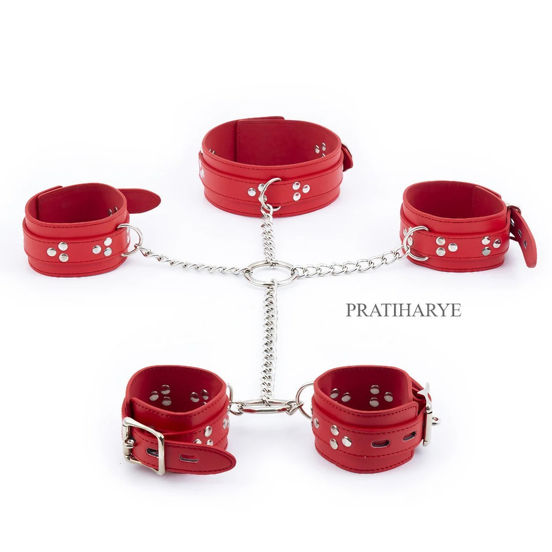 Pu leather Backhand handcuffs