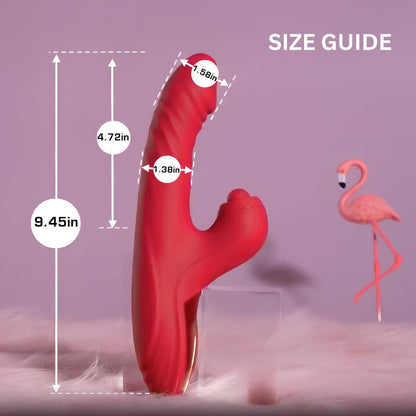 Rabbit G-spot Tapping Thrusting vibrator