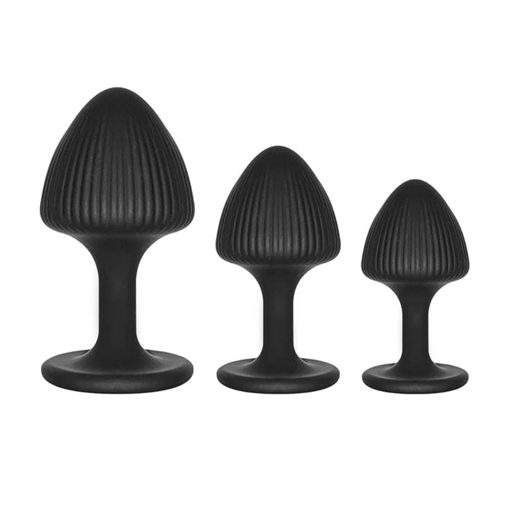 Premium Silicone Mushroom Anal/Butt Plug - Pack of 1