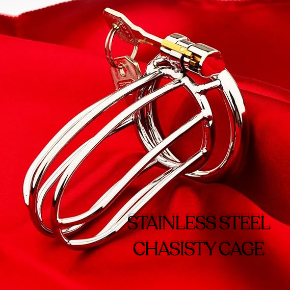 Stainless Steel Men Chasity Lock