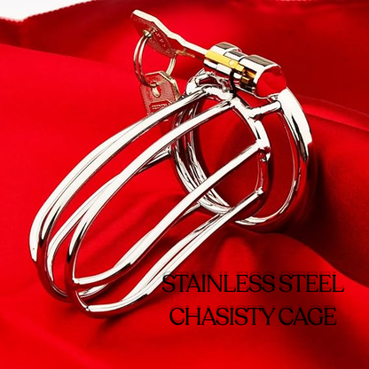 Stainless Steel Men Chasity Lock