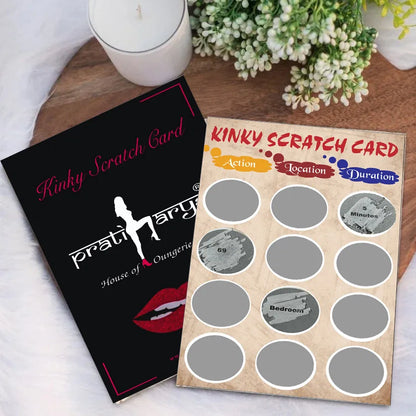 Kinky Scratch card game for adventours couple