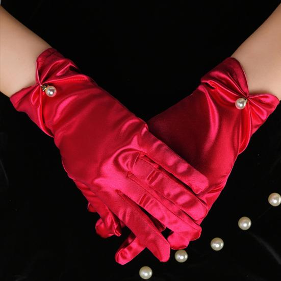 bridal gloves for women
stylish party gloves
lace hand gloves women
luxury women gloves
elegant long gloves
Smooth Pearl Satin Wedding Bridal Gloves