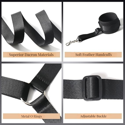 Trendy 4 Corner Bed Restraint with Hand &amp; Ankle Cuff&