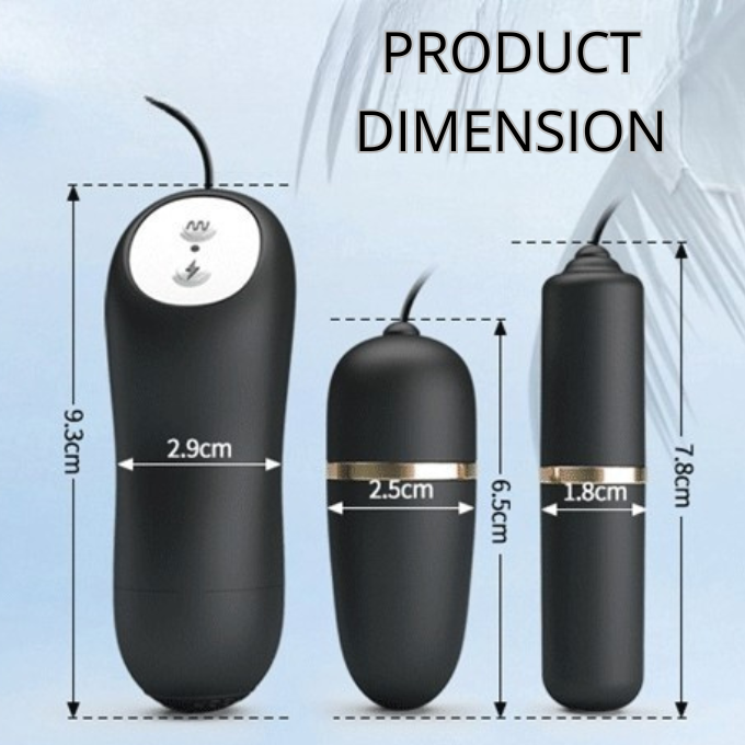 Shock wave with Vibration Bullet Double Control Bullet Vibrators