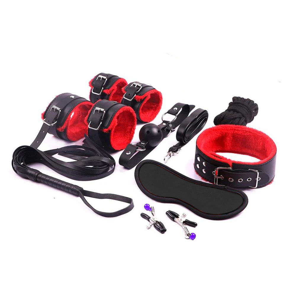 12pc Fur BDSM KIT