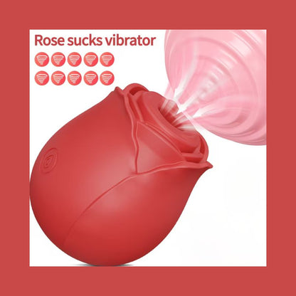 Rose whisper Sensual Sucking Vibrator