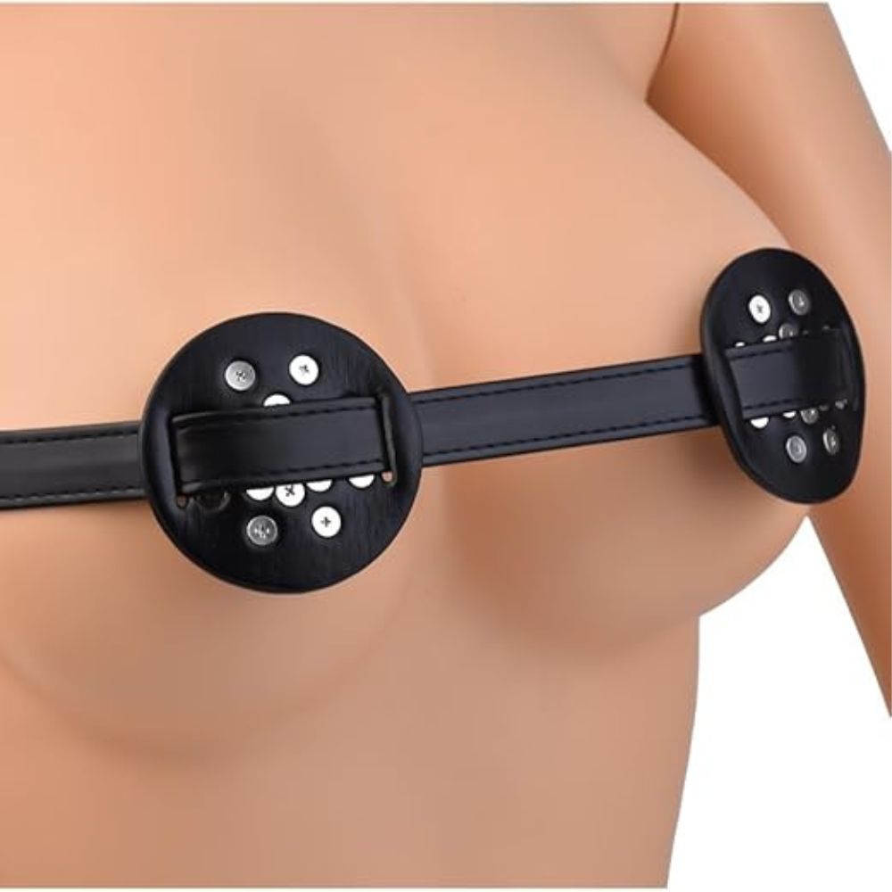 Studded Spiked Nipple Bondage Bra