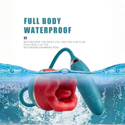 Aqua Bloom Dual Pleasure Vibrator
