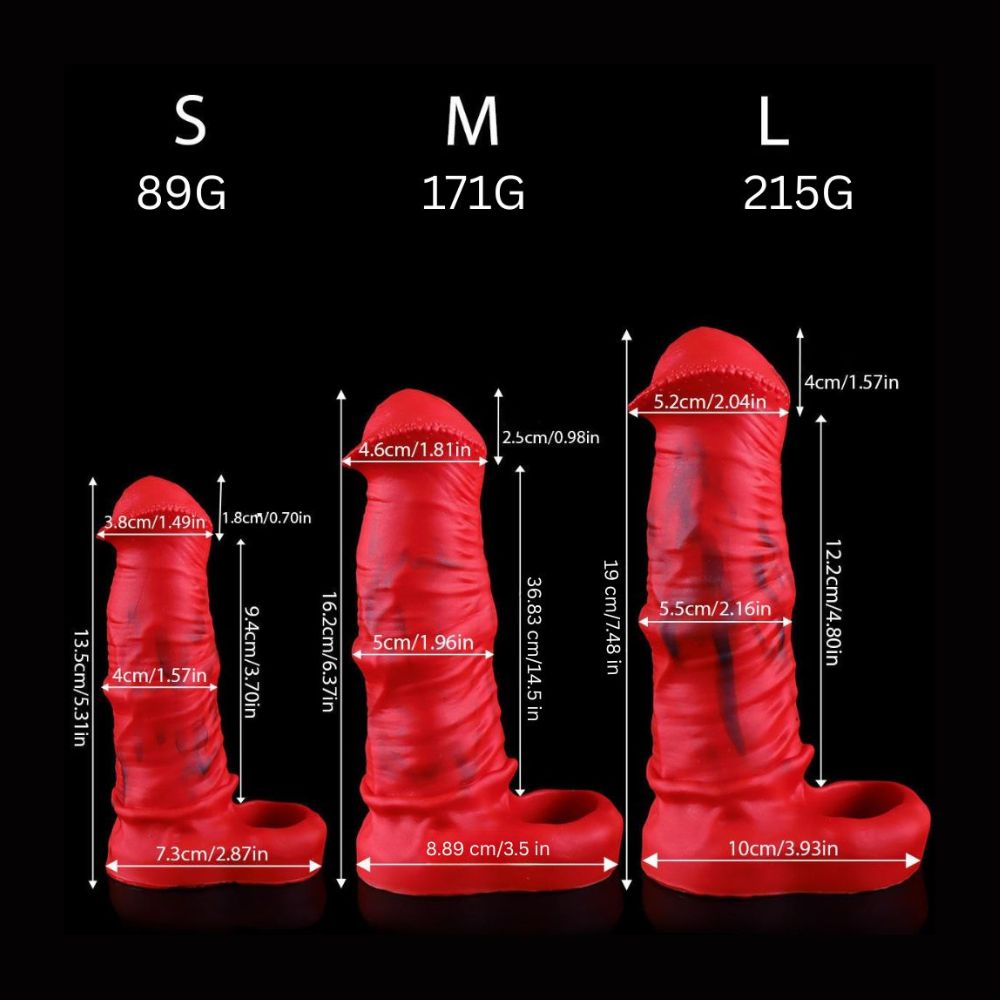 Bloodline Red Penis Sleeve