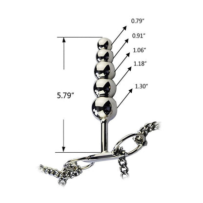Stainless Steel Female Chastity Belt with Butt Plug