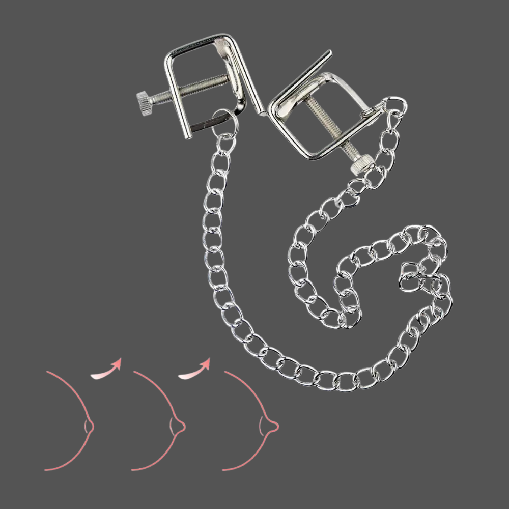 Metal Chain Nipple Clamps