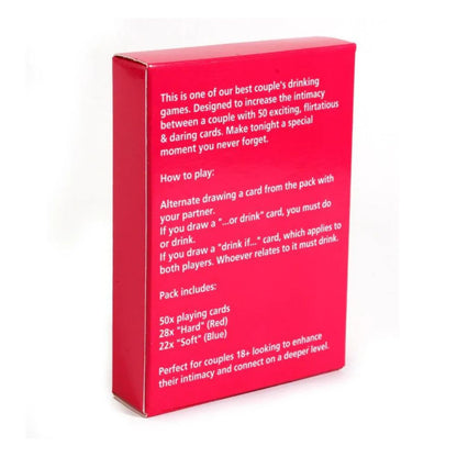 Excited &amp; Exhausted Couples Drinking Card Game