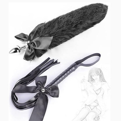 Black 7pc BDSM KIT with Pouch