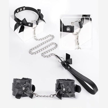 Black 7pc BDSM KIT with Pouch