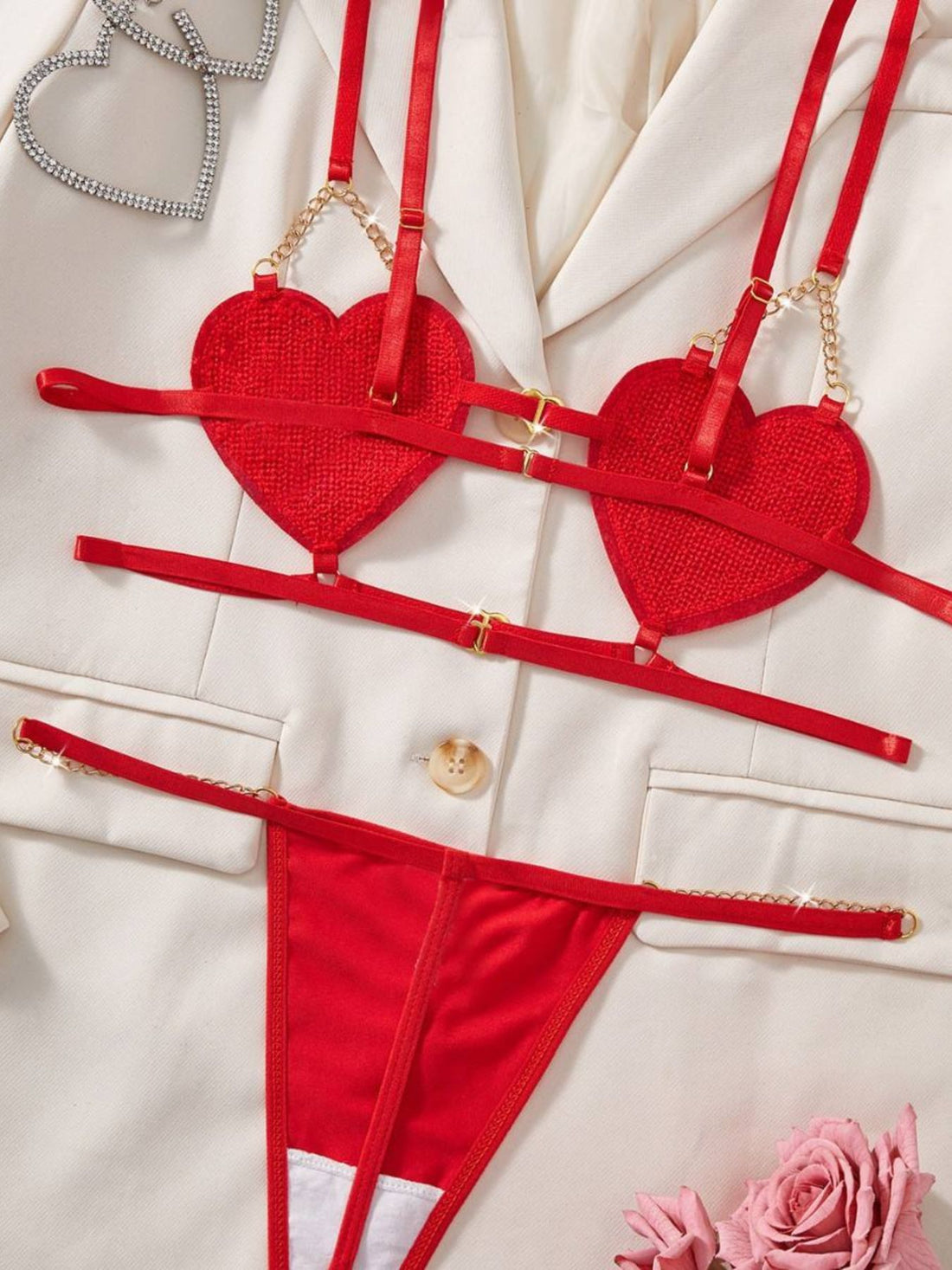 Scarlet Heart Desire Lingerie Set
