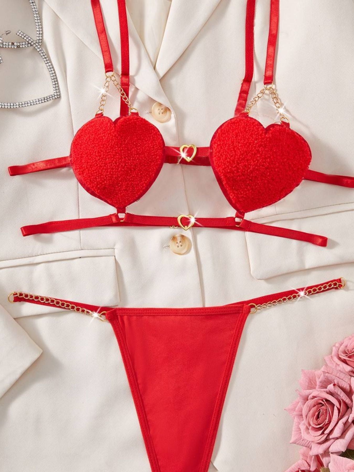 Scarlet Heart Desire Lingerie Set