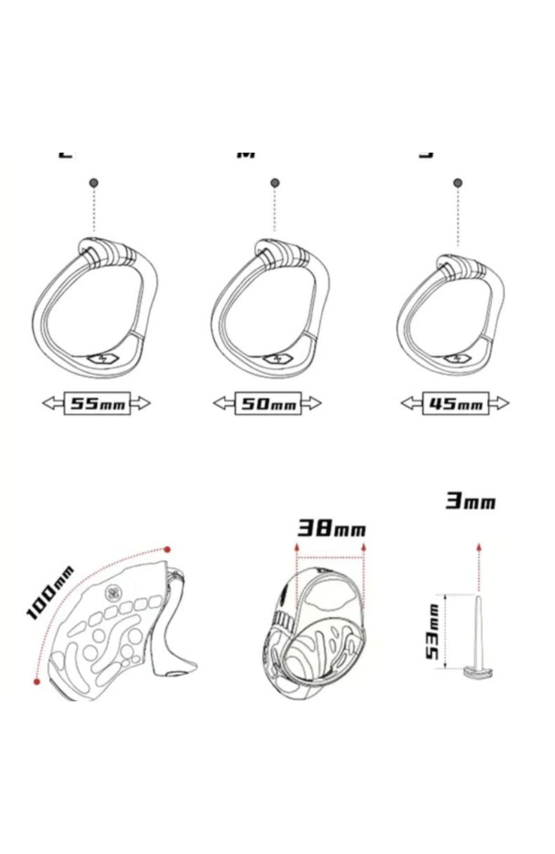 Premium Lockin Wireless Remote Electric Chastity Cage