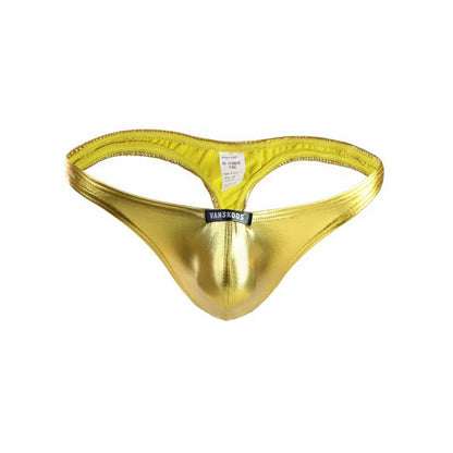 Metallic Men’s T-Back Thong Brief
