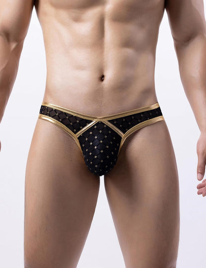 Gold Mesh Men Brief
