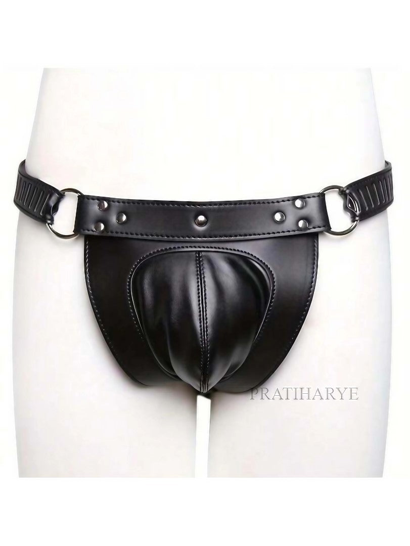 Men Premium Leather Thong