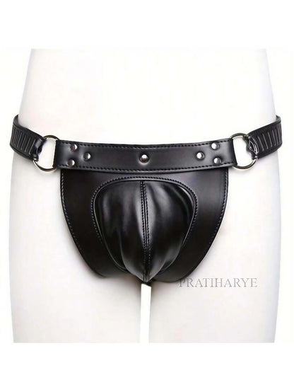 Men Premium Leather Thong