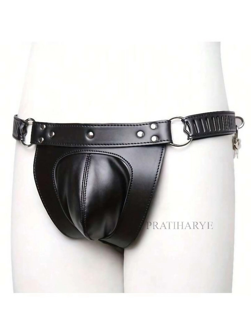 Men Premium Leather Thong