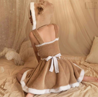 Cute Furry Teddy Roleplay Dress