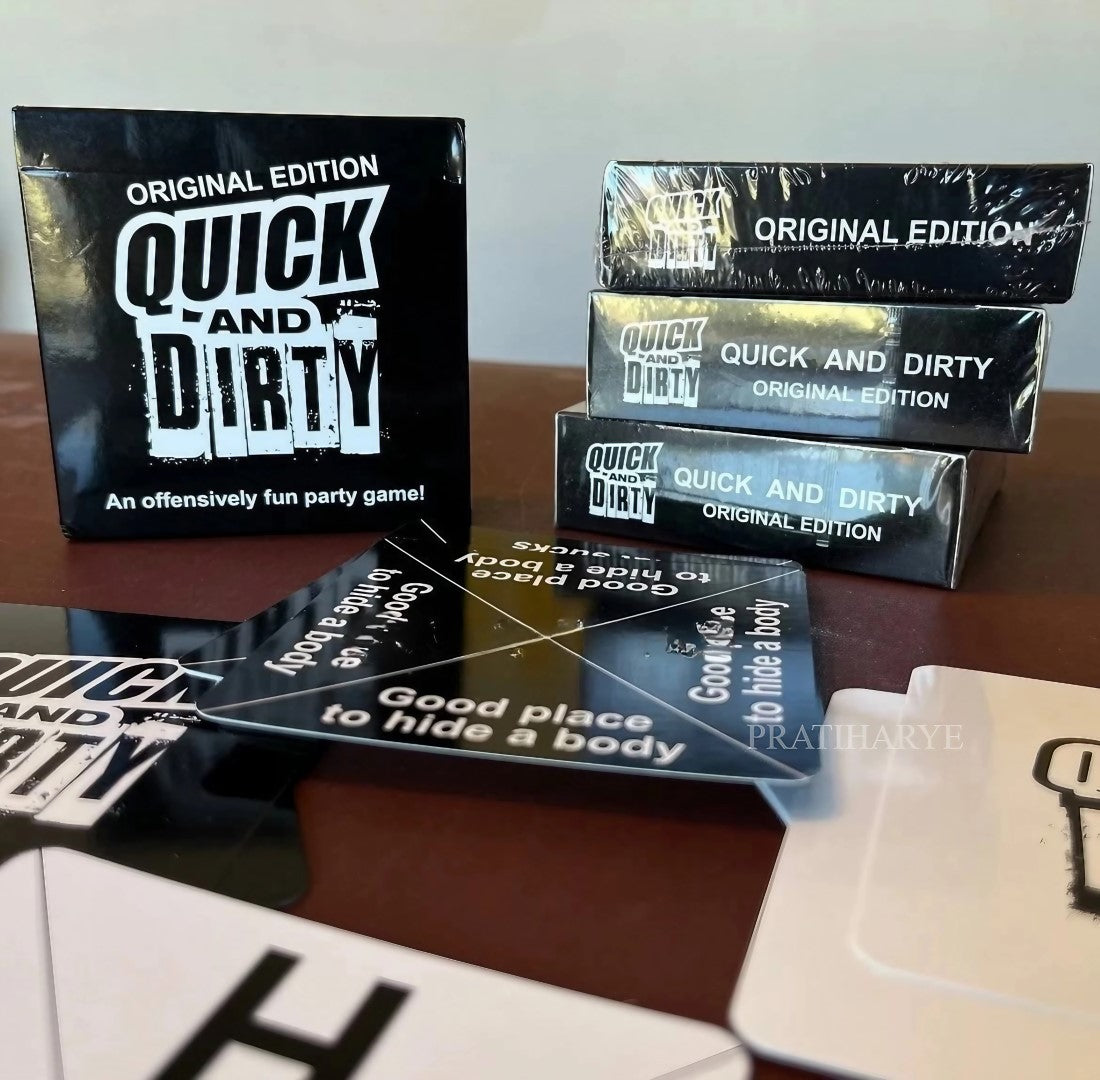 Quick &amp; Dirty Adult Card Game